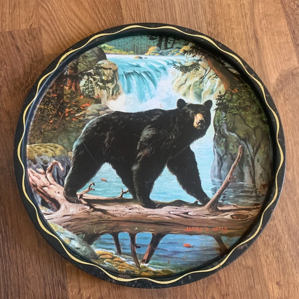 60s James L Artig Bear Tray
